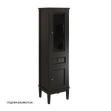 Caprigo Пенал JARDIN 45 см, правый, черный, эмаль