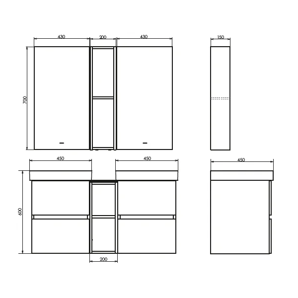 Приобрести сomforty полка к зеркалу дартфорд-20 дуб тёмно-коричневый