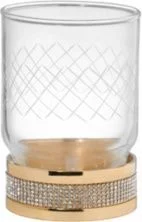 Boheme Стакан для зубных щеток Royale Cristal, золото\белый 10931-G