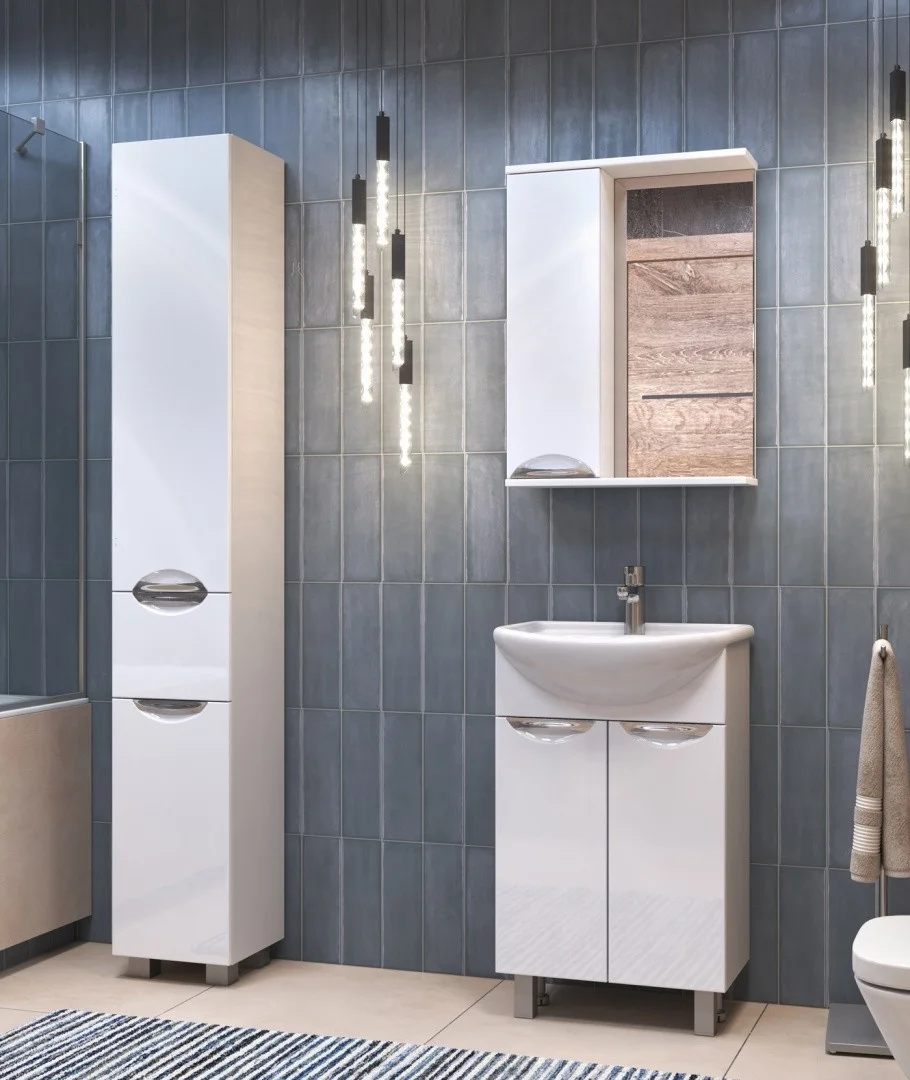 Приобрести vigo зеркало-шкаф callao 50 см, без подсветки, левое, белое z.cal.50.l