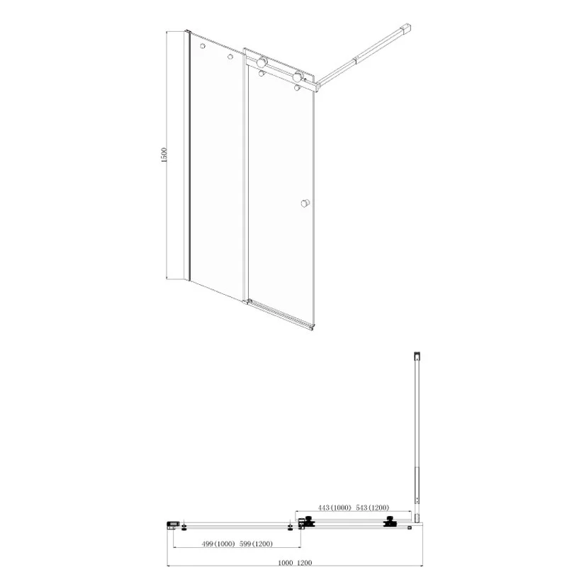 Приобрести azario шторка для ванны carleon 1000*1500 стекло, профиль хром хром/прозрачное