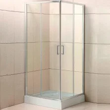 Ограждение душевое BelBagno Uno 85х85 UNO-195-A-2-85-C-Cr, хром/прозрачное