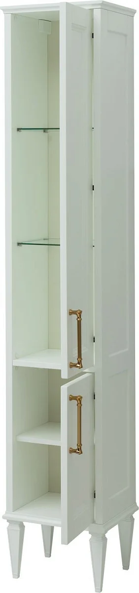 Приобрести aquanet пенал бостон 36 см, l белый матовый (ручки золото)