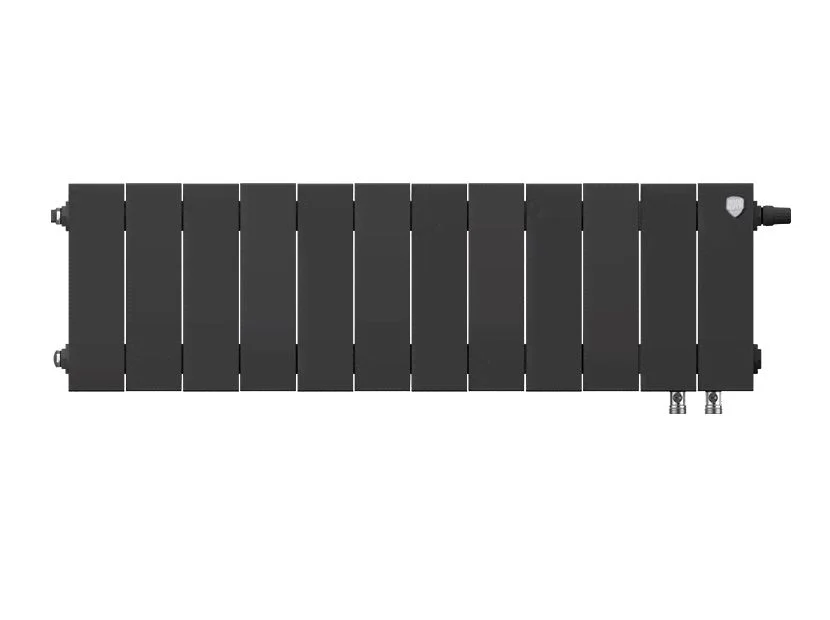 Приобрести royal thermo радиатор биметаллический pianoforte 200 /noir sable ( черный графит ) vdr - 12 секц.