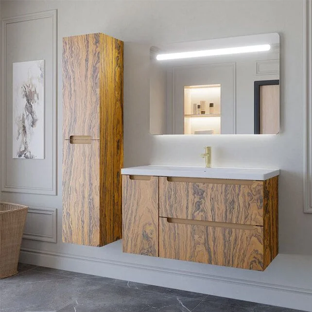 Приобрести caprigo тумба с раковиной termin-albero 100 см, левая, палисандр, шпон