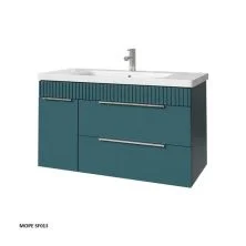 Caprigo Тумба с раковиной MONBAR 100 см, левая, море