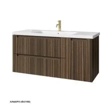 Caprigo Тумба с раковиной TERMIN-Albero STRIPE 120 см, правая, альберо, шпон