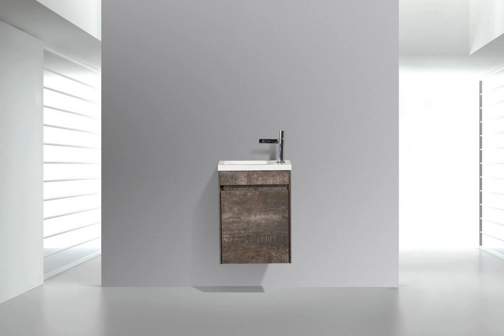 Приобрести belbagno тумба с раковиной pietra mini 46 см, подвесная с дверью 46-r stone, белая раковина