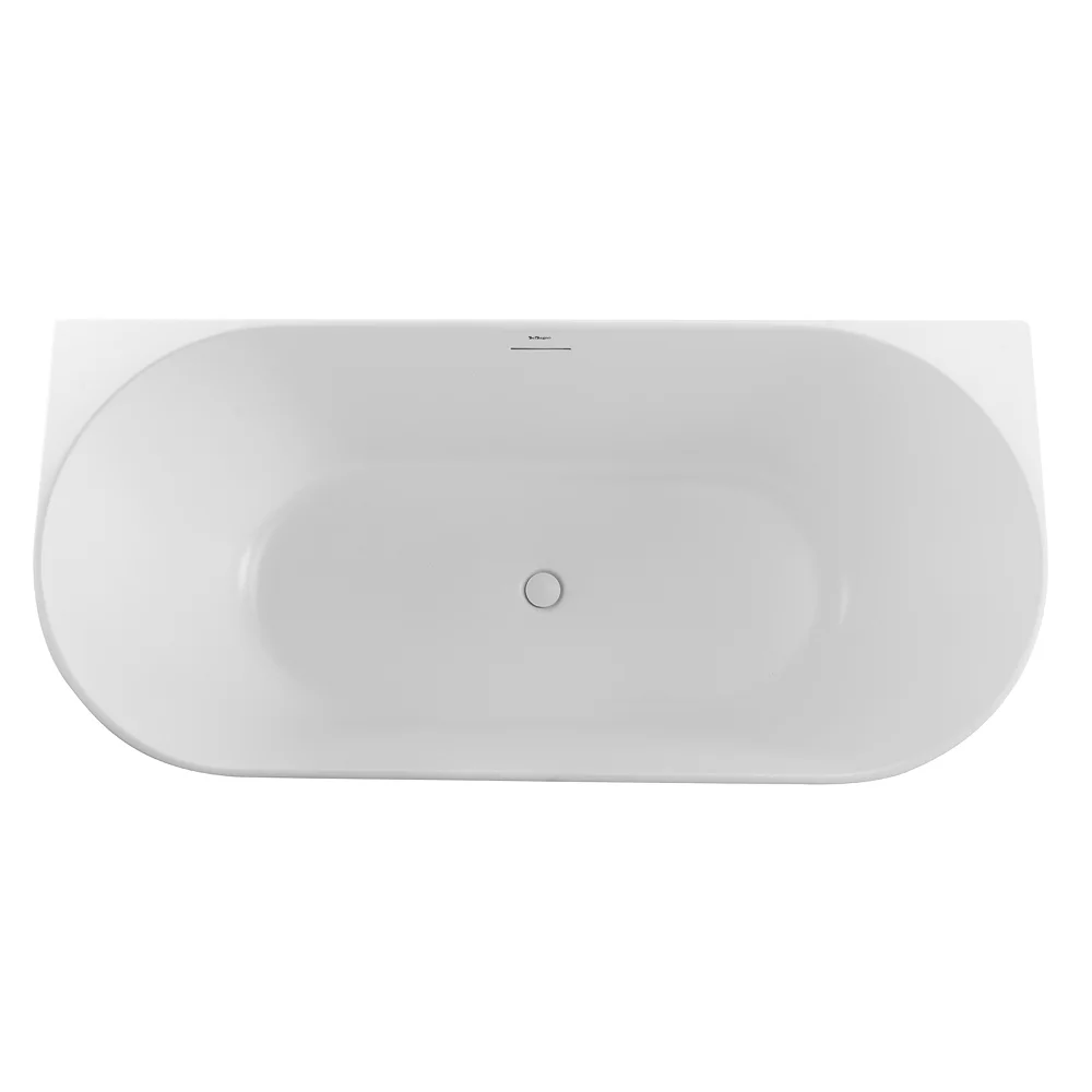 Приобрести belbagno акриловая ванна 170х80 см, пристенная, белая bb412-1700-800-matt