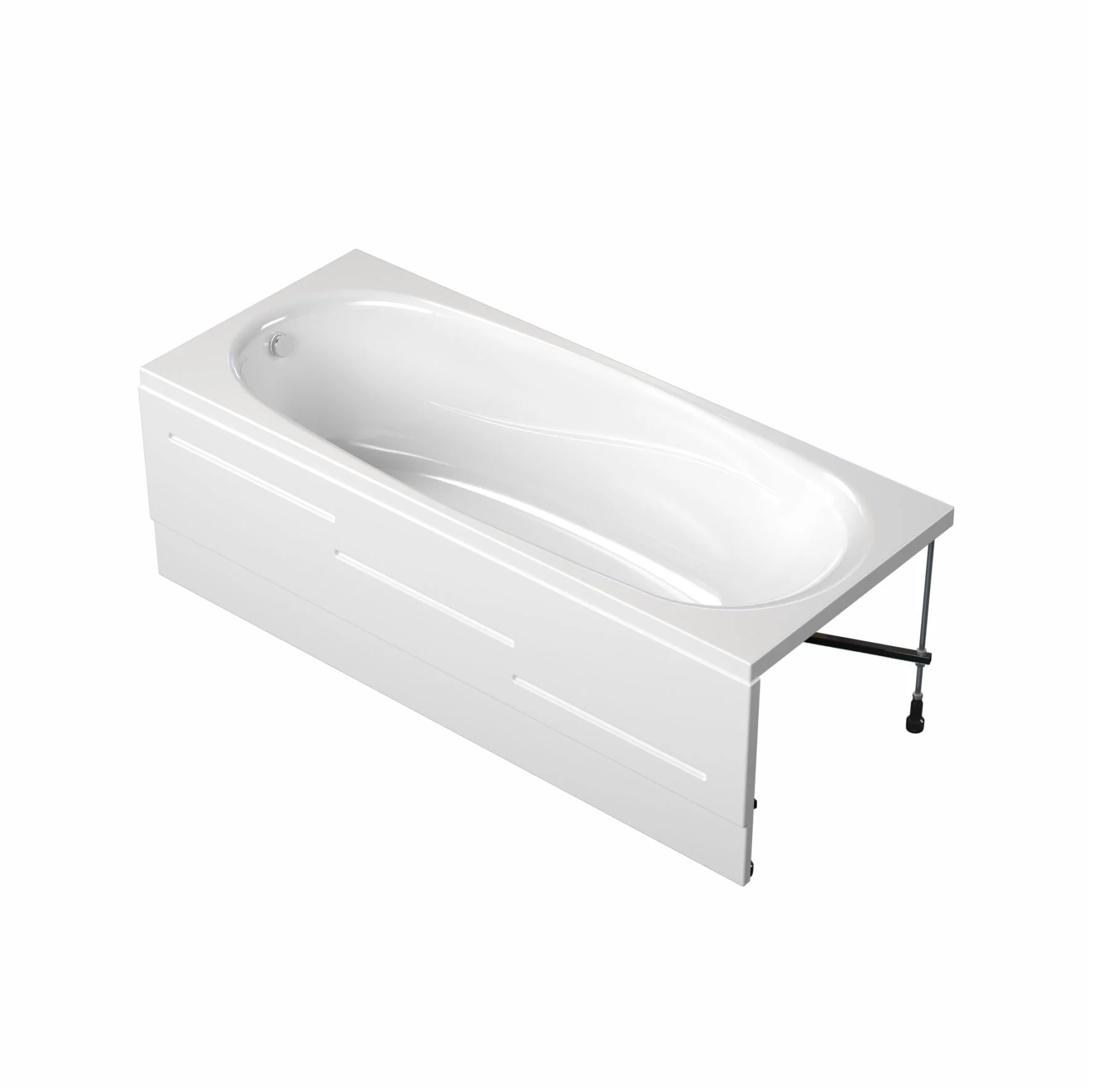 Приобрести mirsant ванна акриловая nova easy 150*70 см, белая, ут000087522
