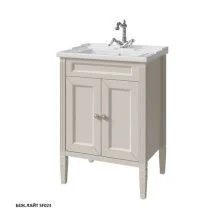 Caprigo Тумба с раковиной ALBION CONCEPT 60 см, светло серая