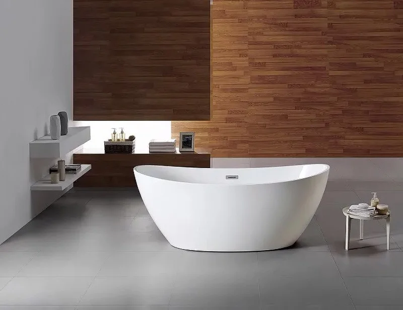 Приобрести акриловая ванна azario glasgow 166х78 см, отдельностоящая gla16778