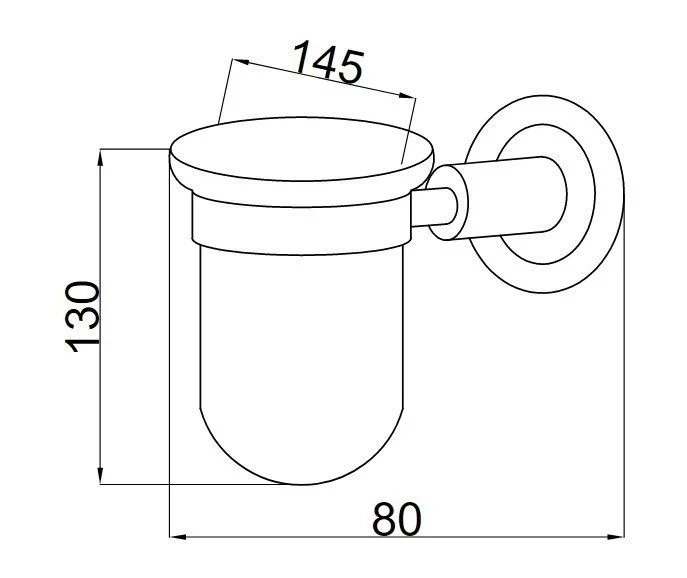 Приобрести boheme стакан для зубных щеток murano, хром\кристаллы 10904-crst-ch