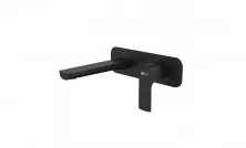 LEMARK Смеситель для раковины Ursus, скрытый монтаж, черный LM7226BL