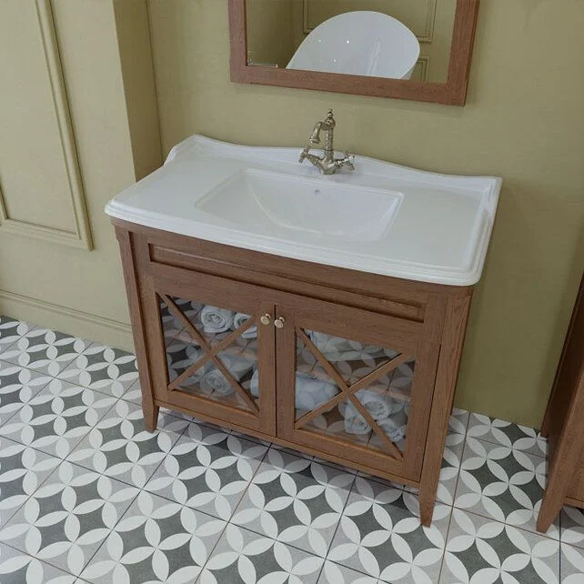 Приобрести caprigo тумба с раковиной napoli promo 100 см, дерево