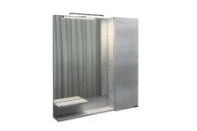 Сomforty Зеркало-шкаф "Верона-75", дуб белый