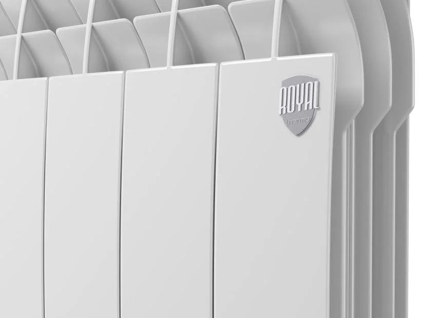 Приобрести royal thermo радиатор алюминиевый biliner alum 500 ( белый ) - 12 секц.
