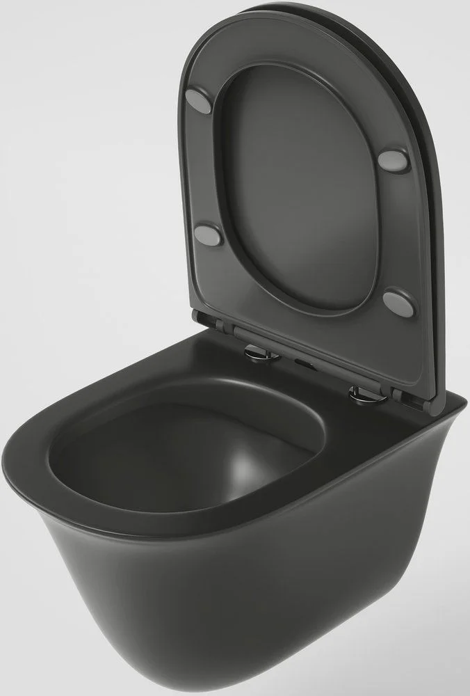 Приобрести grossman унитаз подвесной color с крышкой дюропласт, микролифт, черный gr-4412bms