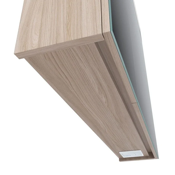 Приобрести iddis зеркало-шкаф mirro 80х70см, с подсветкой, под дерево mir80n2i99