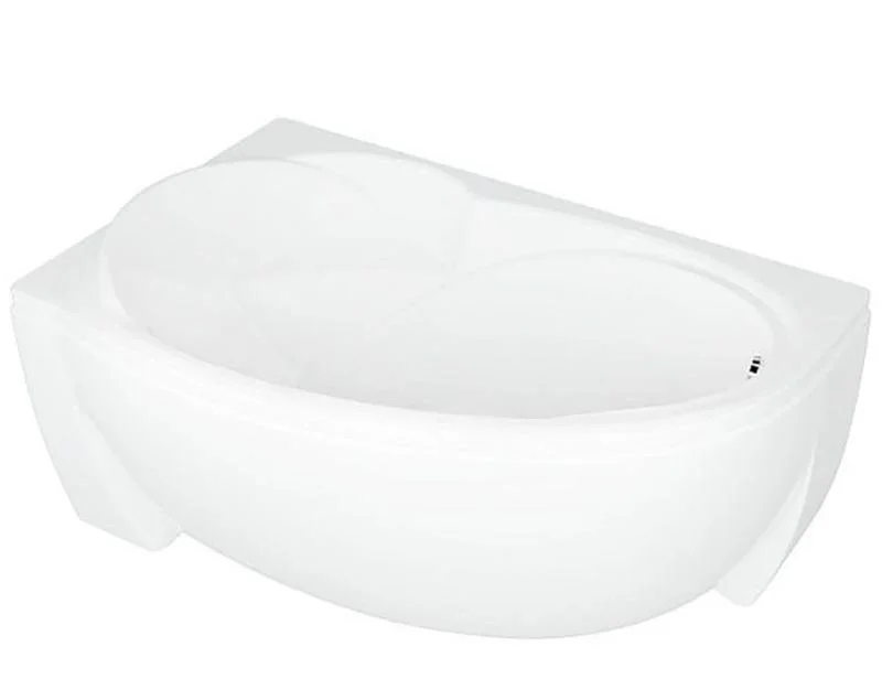 Приобрести акриловая ванна асимметричная aquatek бетта l 170x97 см