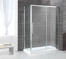 CEZARES Душевое ограждение LUX-SOFT 150х90 см LUX-SOFT-W-AH-1-150/90-C-Cr-IV