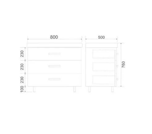 Приобрести mirsant тумба напольная fuji 80\2 80 см с раковиной deep-80 см ут000062544