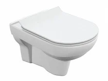 Подвесной унитаз Cersanit CITY NEW CLEAN ON с крышкой дюропласт