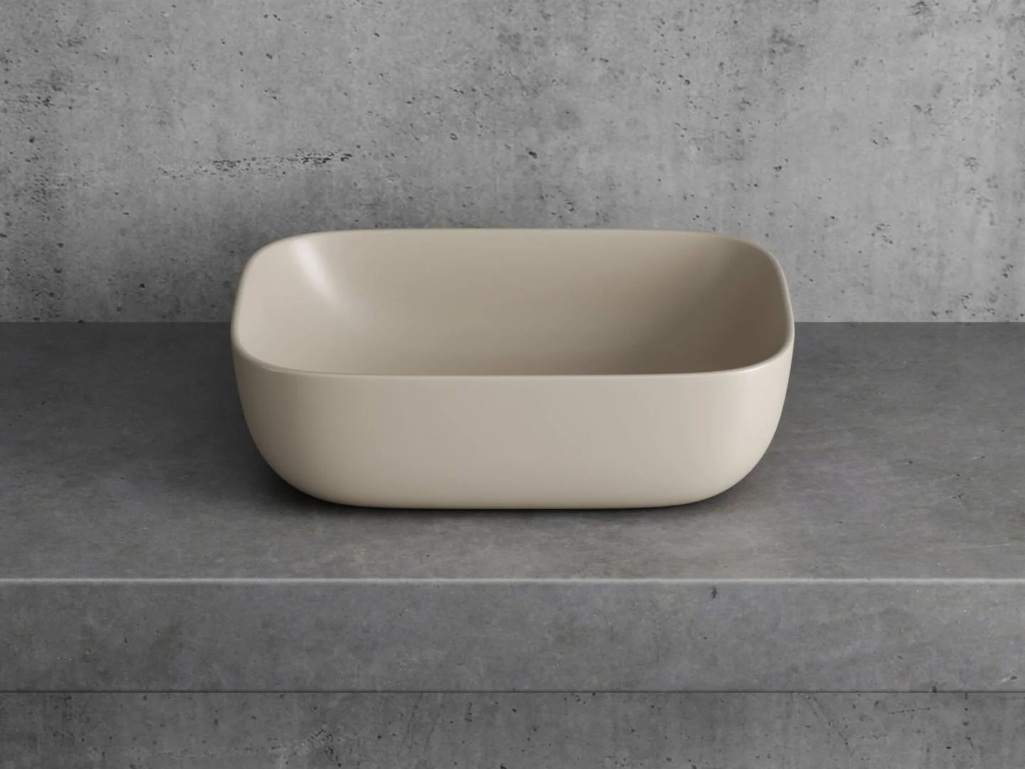 Приобрести hayzburg накладная раковина чаша 45х32 см, капучино матовый hb-0039mc