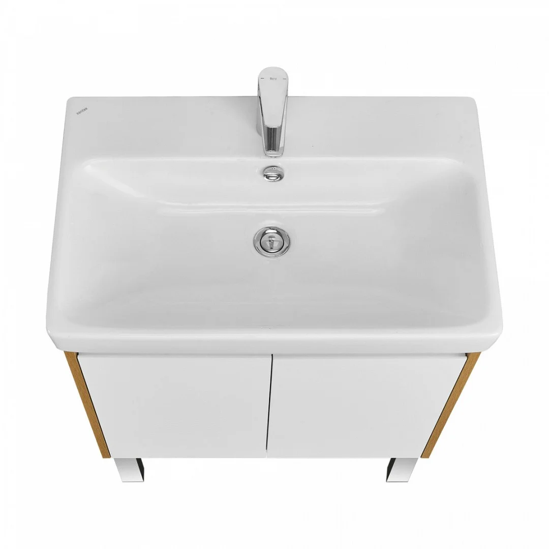 Приобрести акватон тумба c раковиной сканди 70 doors универсальная, белый/дуб рустикальный