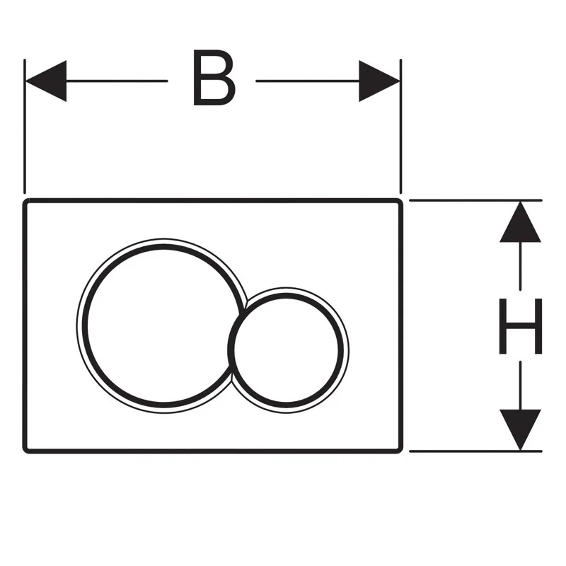 Приобрести смывная клавиша sigma 01, двойной смыв, белая 115.770.11.5