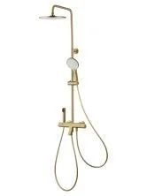 Душевая система с термостатом WONZON & WOGHAND The ONE, Брашированное золото (WW-B3094-BG)