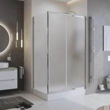BelBagno Душевое ограждение 120х90 см UNO-195-AH-1-120/90-P-Cr