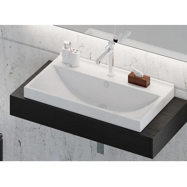 Приобрести сomforty тумба с раковиной "никосия-80н" дуб белый