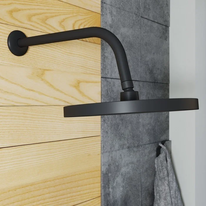 Приобрести iddis верхний душ 26х26см, круглый, черный матовый spa26bpi64