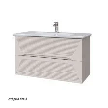 Caprigo Тумба с раковиной MODO Terza 100 см, серая