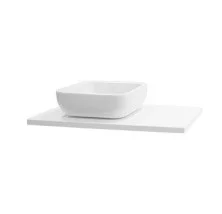 Mirsant Столешница Blanco 80 см, белая УТ000051573