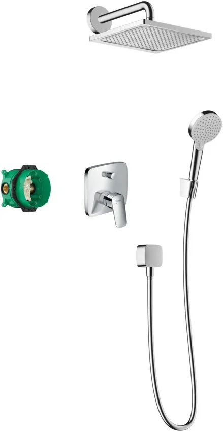 Приобрести 27957000 набор встраиваемого душа design showerset crometta e/logis, хром