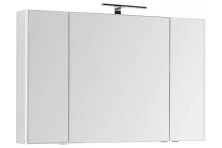 Aquanet Зеркальный шкаф Остин 120 см, белый