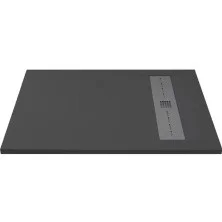 Aquanet Душевой поддон Delight 120х90 см, черный