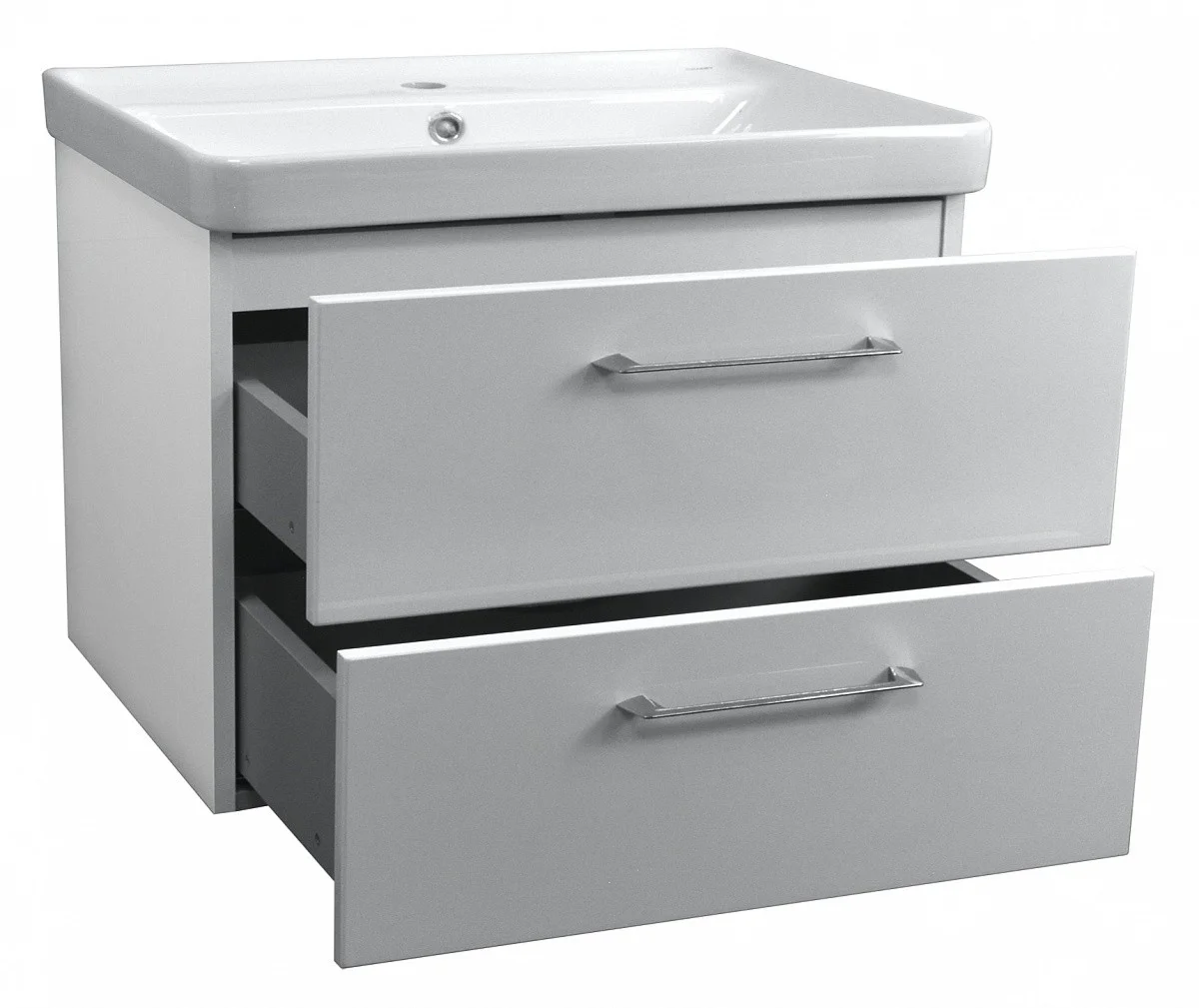 Приобрести azario тумба подвесная с раковиной ника 80х56см. белая, cs00080145