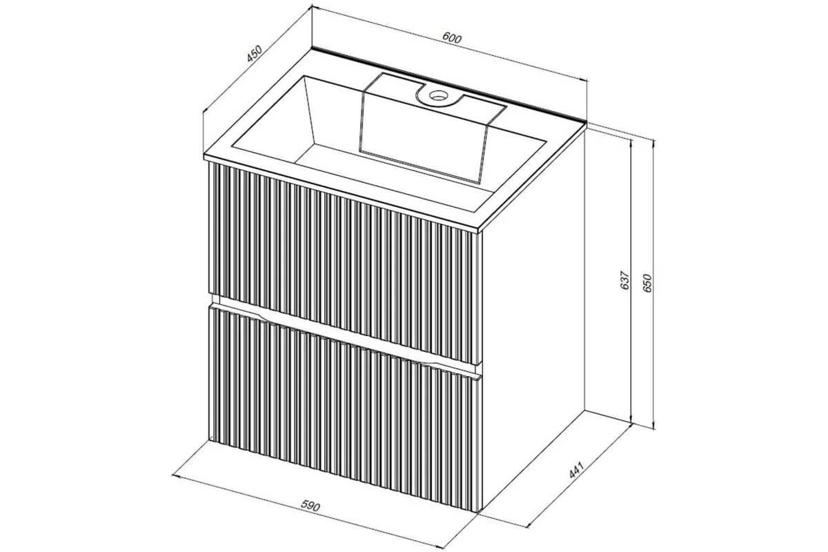 Приобрести aquanet тумба с раковиной джейн 60 см, мисти грин