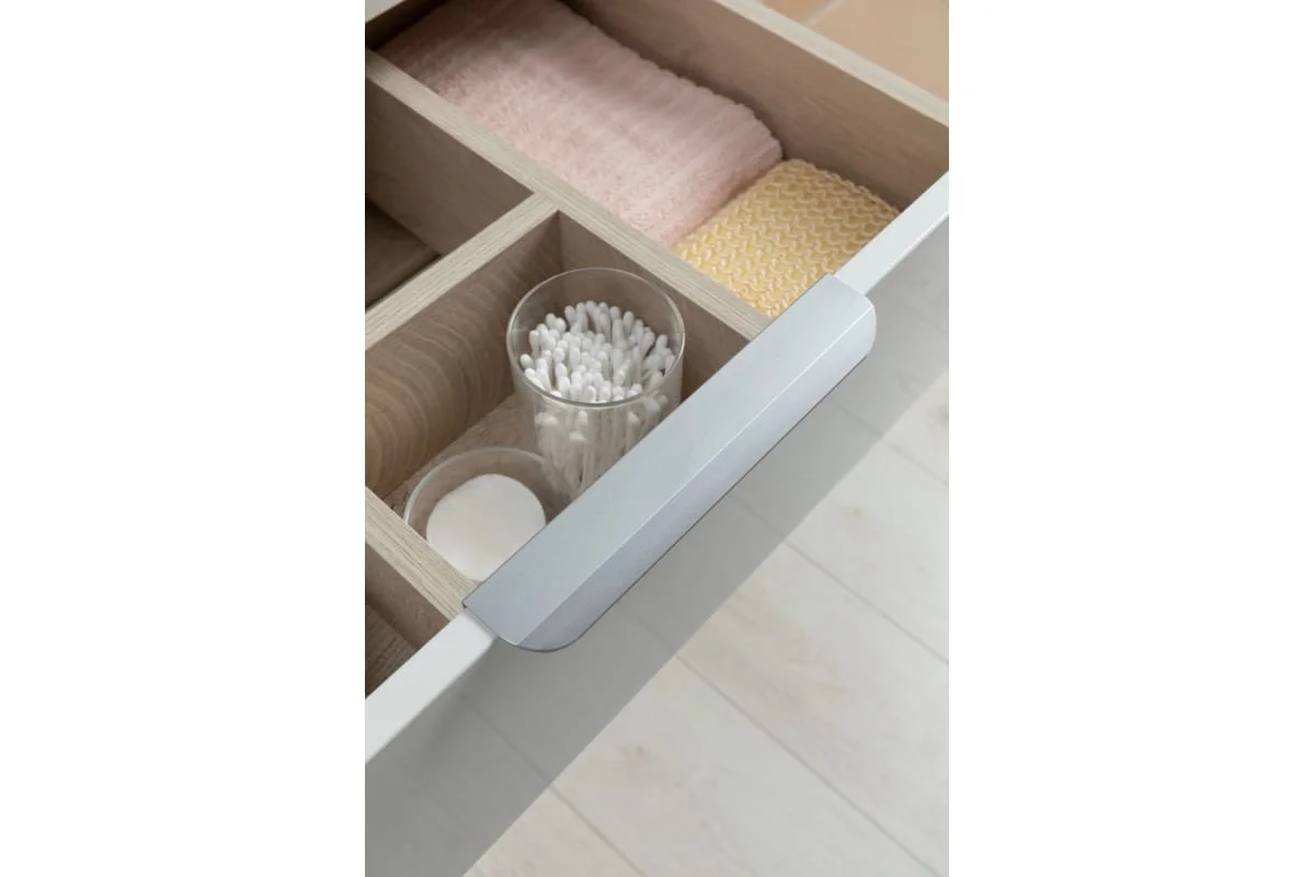 Приобрести aquanet тумба с раковиной ирис new 81 см, белая глянец (1 ящик, 2 дверцы)