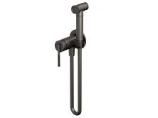 Hayzburg Встраиваемый смеситель с гигиеническим душем, графит HB-4005GG