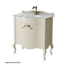 Caprigo Тумба с раковиной BOURGET 80 см, слоновая кость, эмаль 11023 2