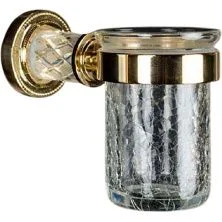 Boheme Стакан для зубных щеток Murano, золото\кристаллы 10904-CRST-G