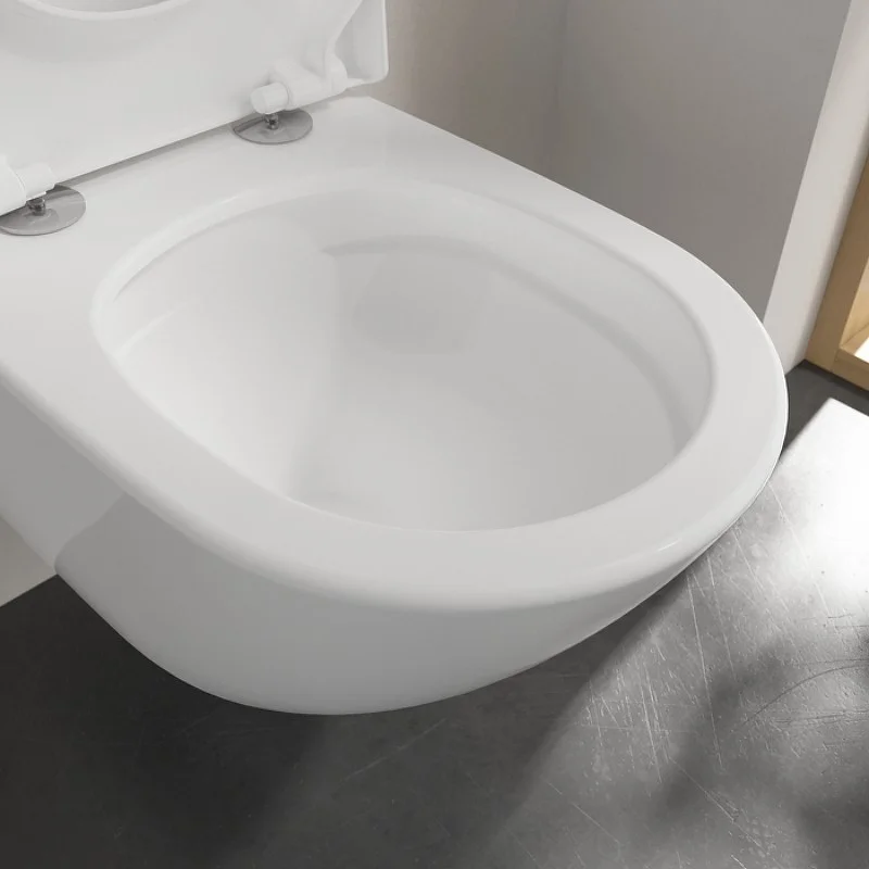 Приобрести унитаз подвесной villeroy boch subway 3.0, безободковый с тонким сиденьем микролифт 4670ts01