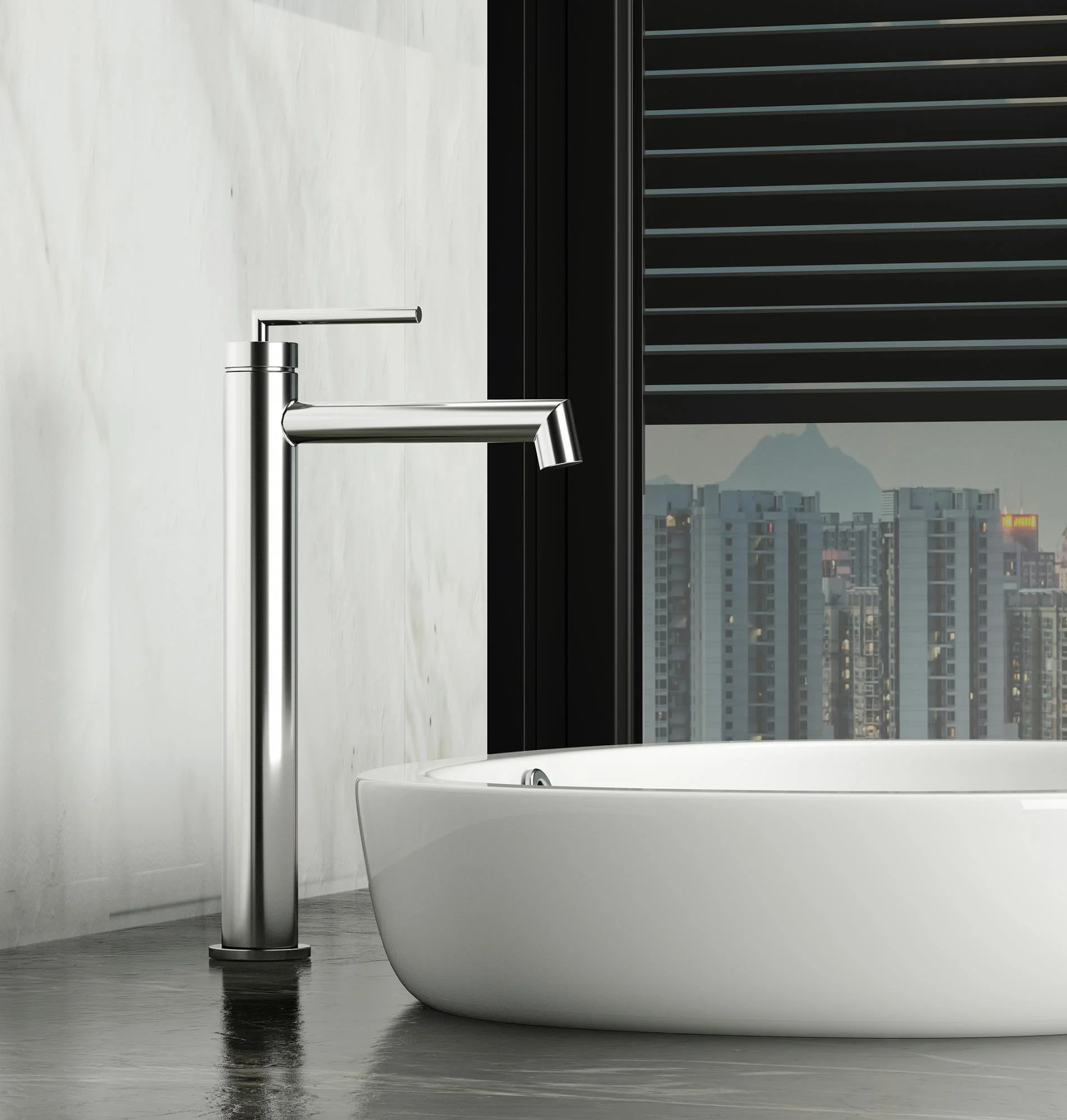 Приобрести belbagno смеситель для раковины acqua, высокий, хром acqua-lmc-crm