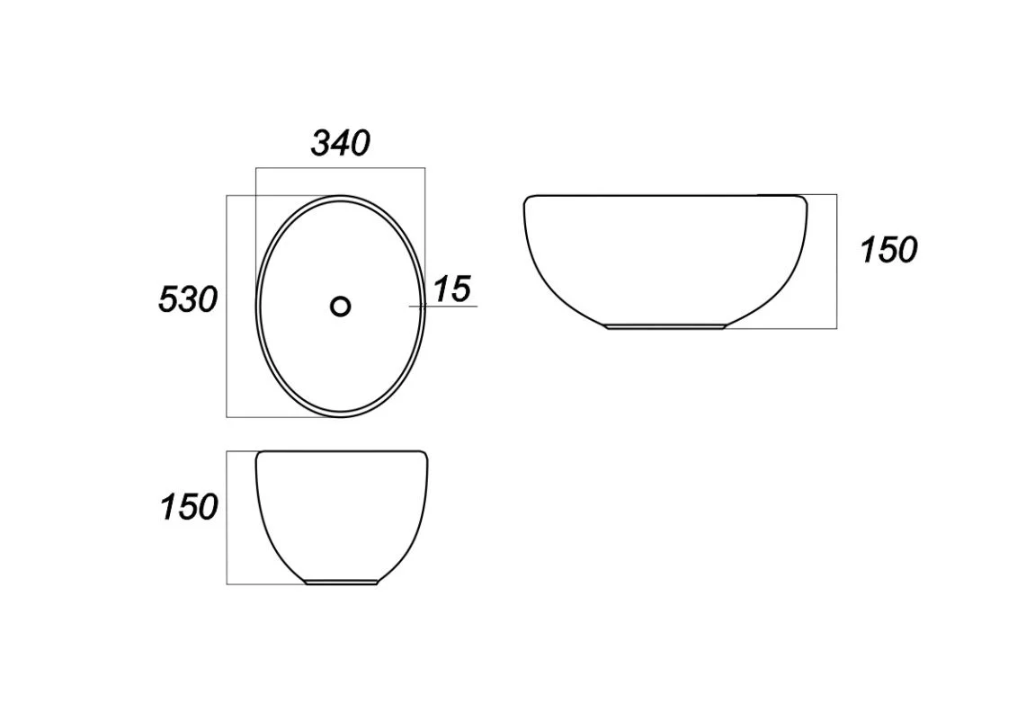 Приобрести раковина sanita luxe накладная ringo 53 см