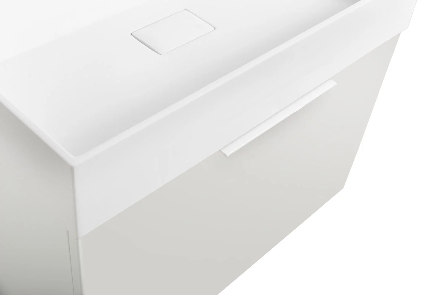 Приобрести cezares тумба подвесная с раковиной premium 70 см bianco opaco, белая 55396