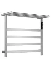 Полотенцесушитель электрический с полкой WONZON & WOGHAND ESSEN, Брашированный никель (WW-A402-BR)